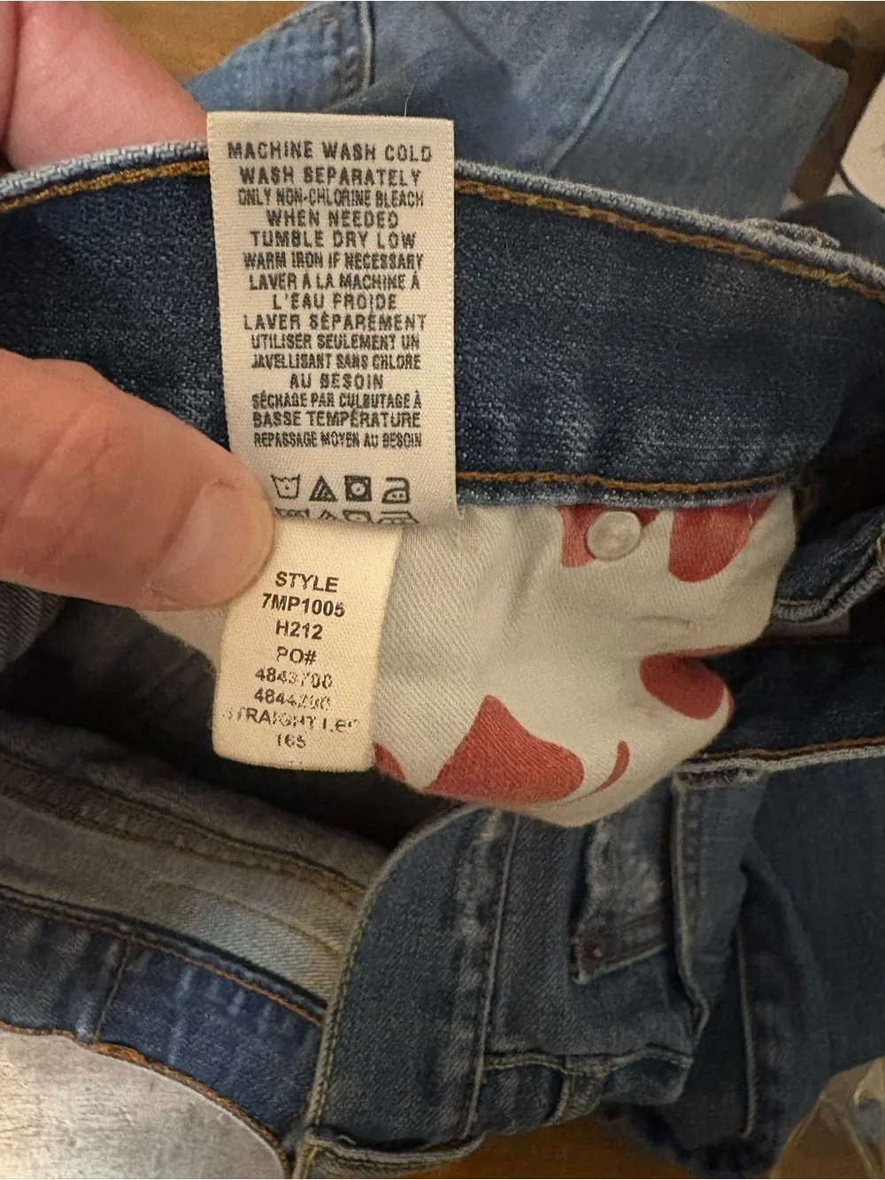 Lucky Brand Classic Men’s Blue Denim Jeans Casual Straight Fit 36x33